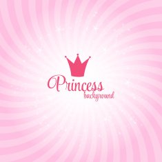 Princess Abstract Background Vector Illustration N4