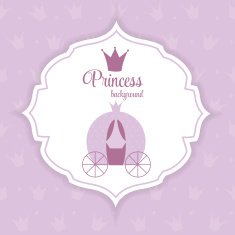 Princess Crown Background Vector Illustration N13