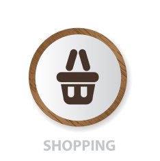 Shopping sign vector N2