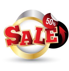 Sale sticker banner