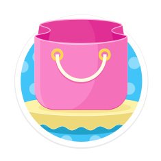Vector Bag Round Icon N2