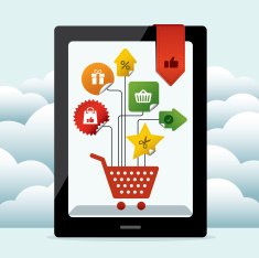 Digital tablet shopping