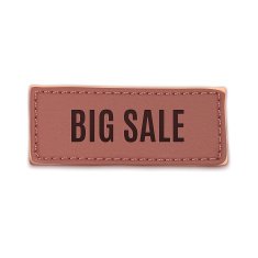 Big sale old vintage handmade leather label