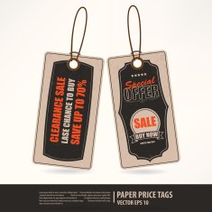 Vintage Style Price Tags N5