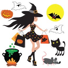 Halloween vector illustration N3