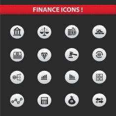 Finance icons vector N3