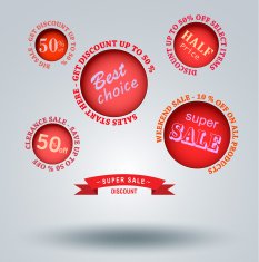 Sale labels Vector N24