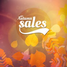 Autumn sale design template N7