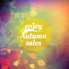 Autumn sale design template N10