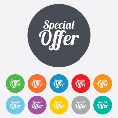 Special offer sign icon Sale symbol N9