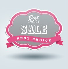 Sale labels Vector N25