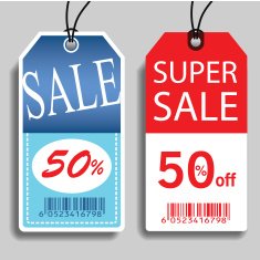 Sale labels Vector N26