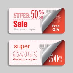 Sale labels Vector N28