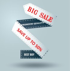 Sale labels Vector N38