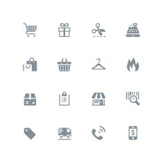 Shopping Icons N137