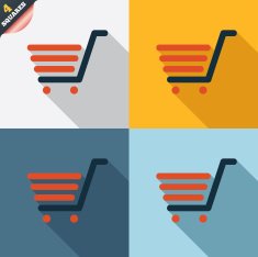 Shopping Cart sign icon Online buying button N16