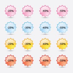 Discount glossy labels