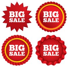 Big sale sign icon Special offer symbol N5