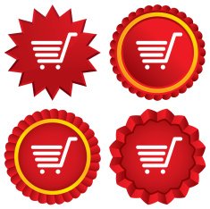 Shopping Cart sign icon Online buying button N18