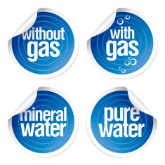 stickers for mineral water
