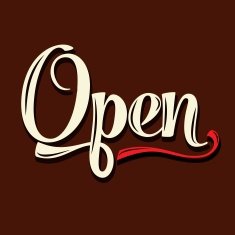 retro open sign N3