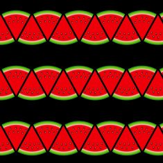 Background from Watermelon Vector Illustration N9