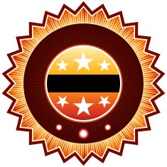 Satisfaction guaranteed label or sign EPS 8