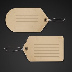 blank brown price tags N3