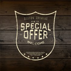 Special offer badges logos and labels for any use N3