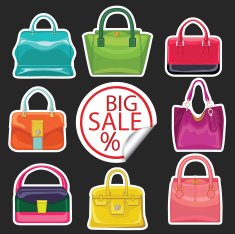Multi-coloured fashion women's handbag Big sale N2