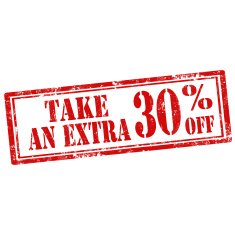Take An Extra 30 Off-stamp N2