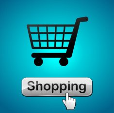 shopping web button