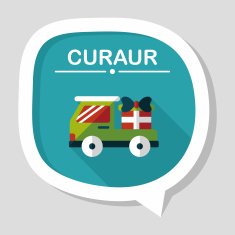 shopping cart flat icon with long shadow eps10 N84