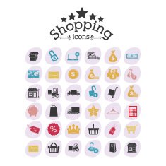 Shopping Icons N155
