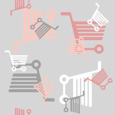 seamless background shopping trolley N4