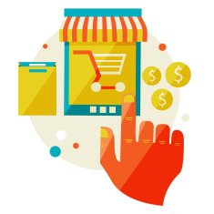 online shopping Sale Laptop and smart phone with awning N2