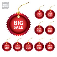 Big Sale red tags