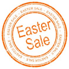 Easter Sale rubber stamp