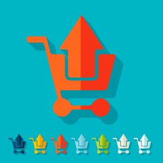 Flat design shopping N2
