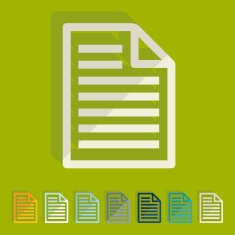 Flat design paper N3