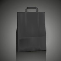 blank black shopping bag N3