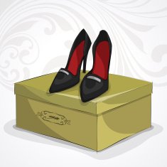 Classic woman's leather black shoes N2