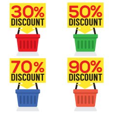 Set Of Shopping Basket Discount N3