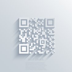 Vector modern qr code background