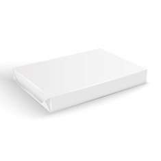 White wrap package