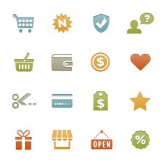 Shopping Icons N161