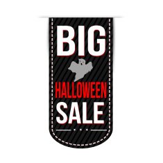 Big Halloween sale banner design