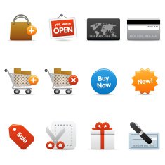 Shopping Icons N162