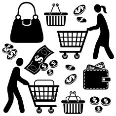 Shopping Icons N165