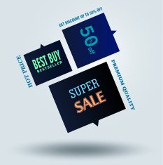 Sale labels Vector N40